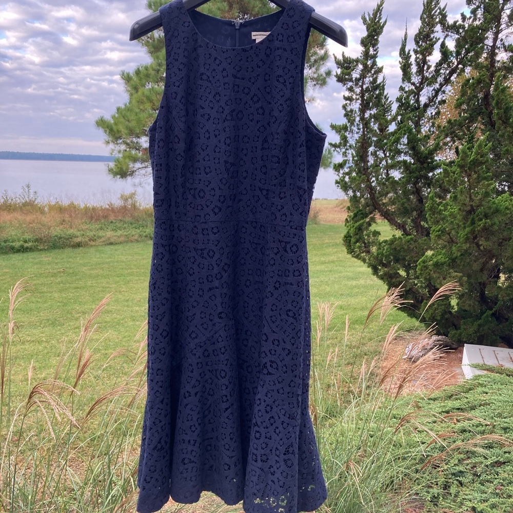 J.crew cocktail dress size 2 navy